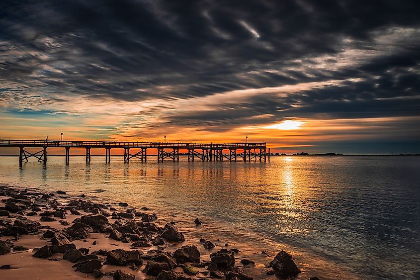 Cape Fear River, North Carolina.