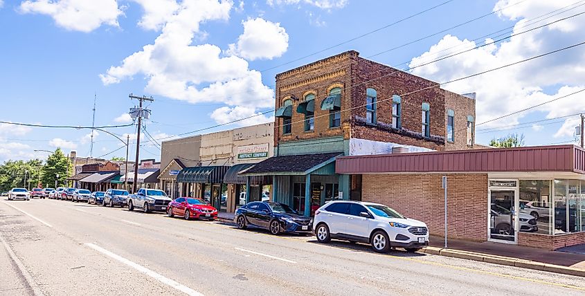 Palestine, Texas: The old business district on Church Street