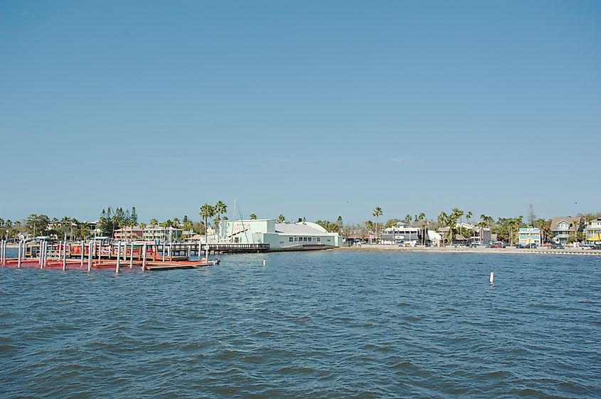 View from pier in Gulfport, Florida