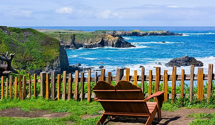 Overlooking the California Coast in Mendocino