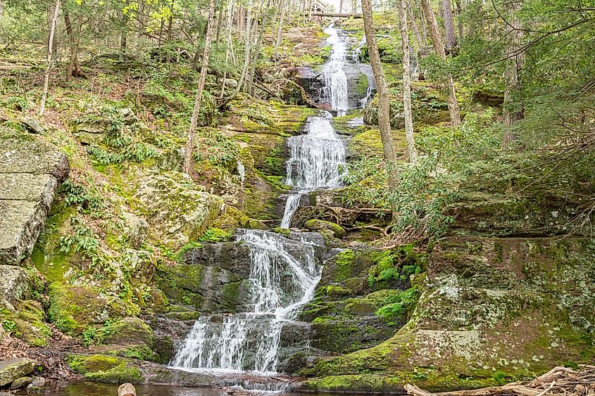 Buttermilk Falls in Delaware Water Gap National Recreation Area, New Jersey.