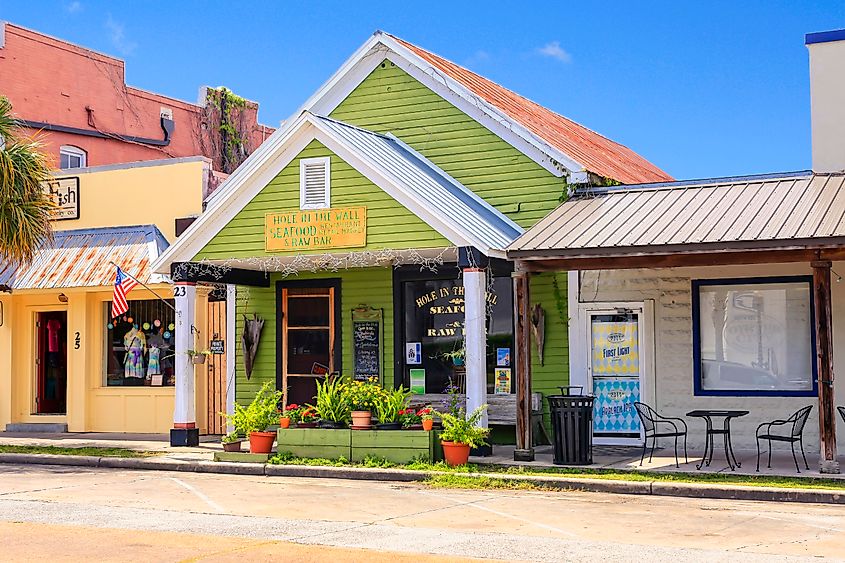 Scene from downtown Apalachicola, Florida
