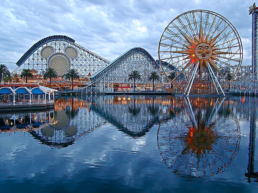 Disneyland Park in Anaheim, California.