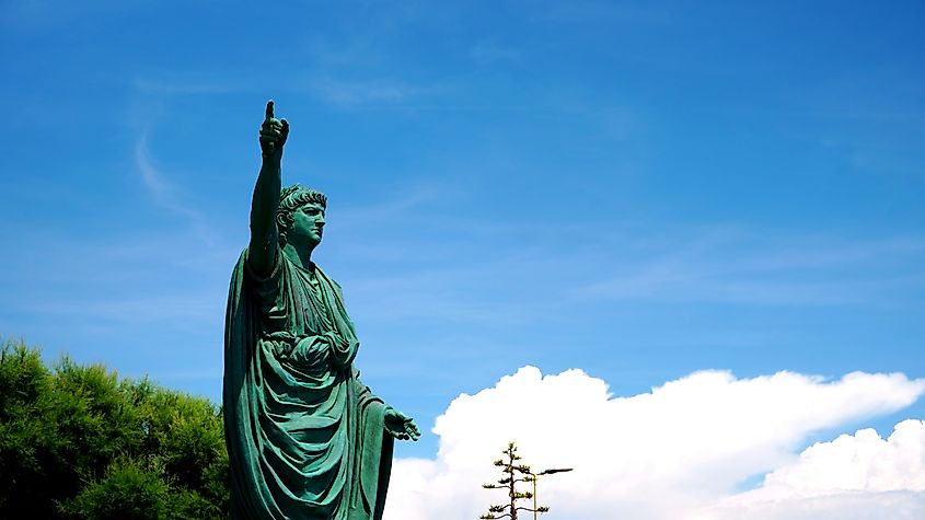 Statue of Nero. Another Emperor with a reputation for being a tyrant