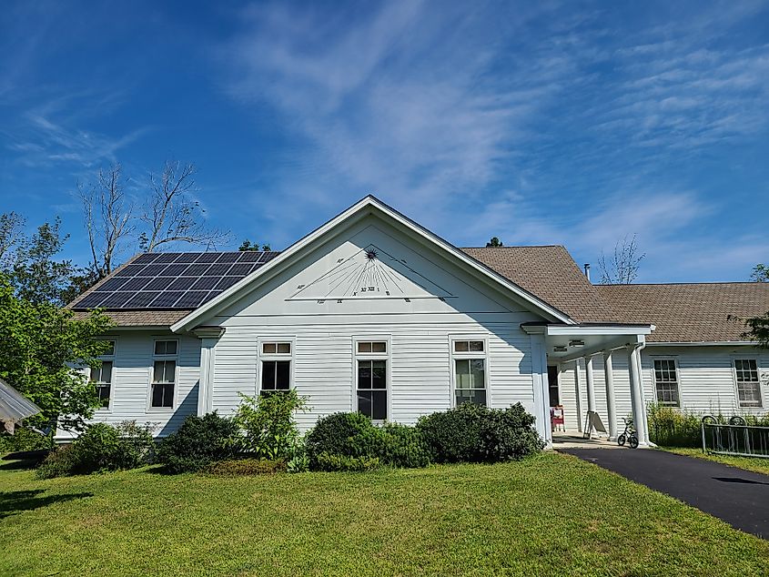 Wendell Free Library in Wendell, Massachusetts