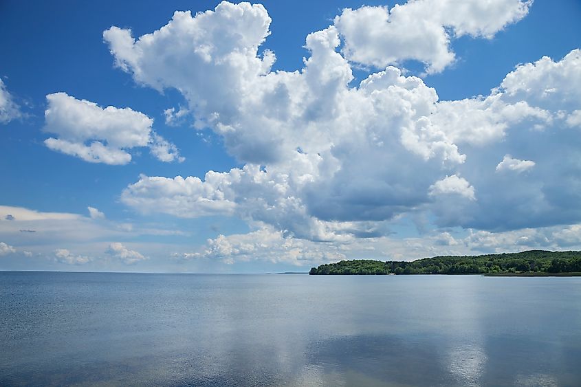 Lake Mille Lacs in Minnesota.