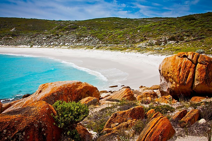 Bremer Bay Beach in Bremer Bay, Australia.