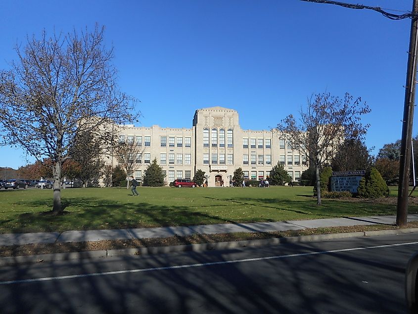 Greenport High School in New York.