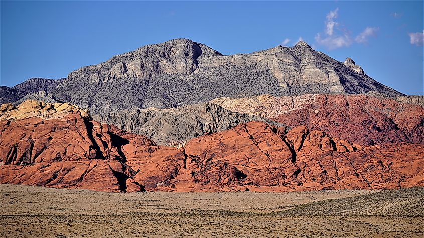 Red Rock Canyon National Conservation Area in the Spring Mountains of Nevada.