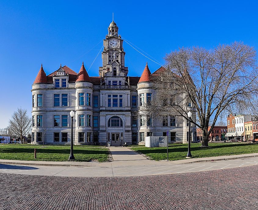 The Dallas County Courthouse in Adel, Iowa.