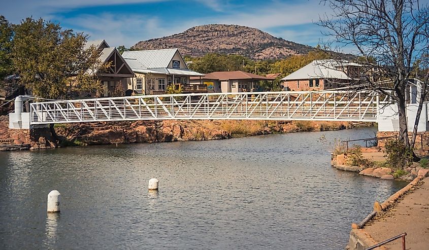 The charming town of Medicine Park, Oklahoma.