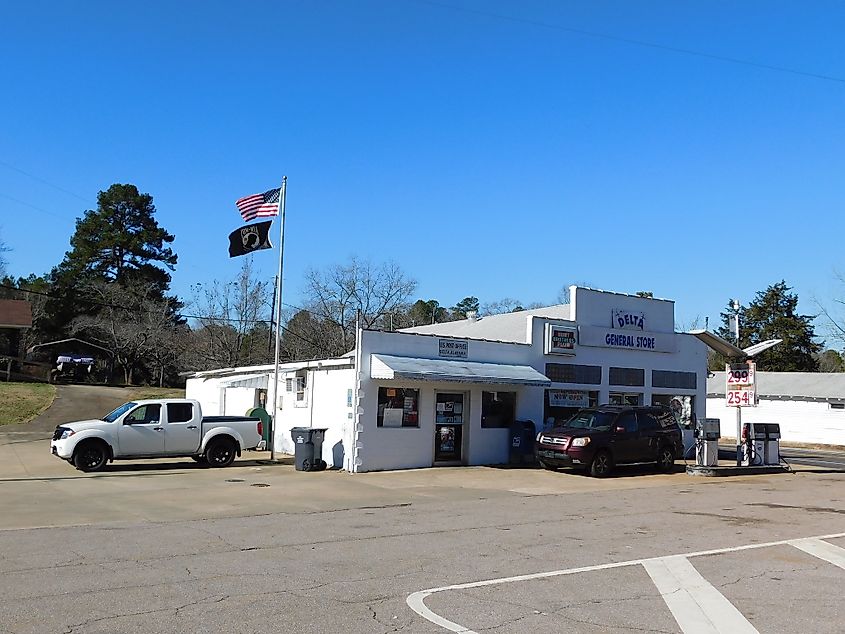 A store in Delta, Alabama.