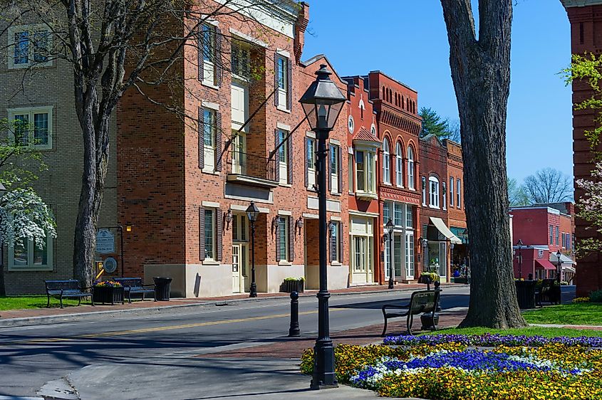 Historical buildings in Rogersville, Tennesse