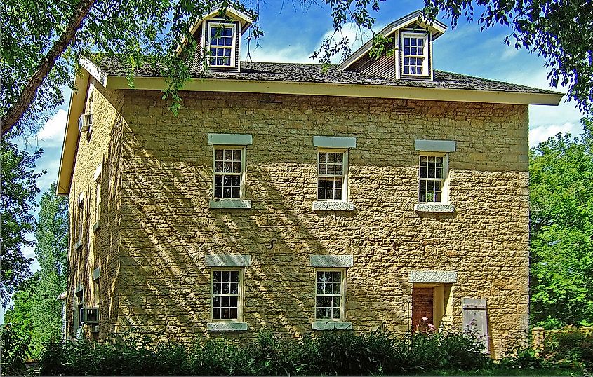 Paoli Mills, a complex of four buildings on five acres at 6890 Sun Valley Parkway in Paoli, Wisconsin, was added to the National Register of Historic Places in 1979, By James Steakley - Own work, CC BY-SA 3.0, https://commons.wikimedia.org/w/index.php?curid=7301430