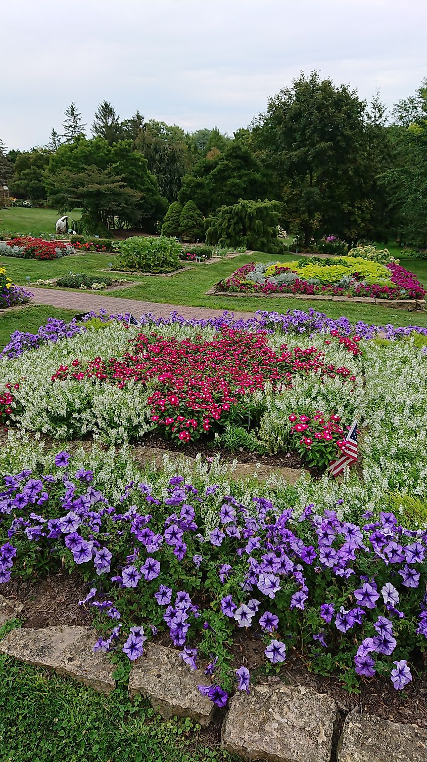 Dubuque Arboretum and Botanical Gardens in Iowa.