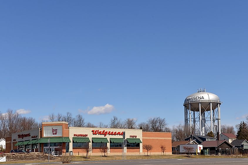 Massena, NY Editorial credit: Paul McKinnon / Shutterstock.com