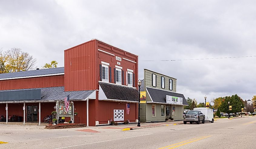 Downtown White Cloud, Michigan.