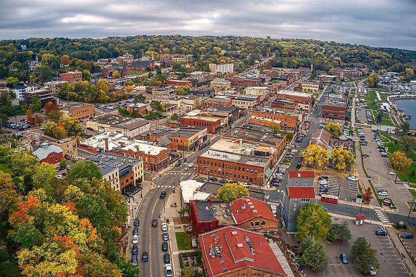 Aerial View of Stillwater, Minnesota