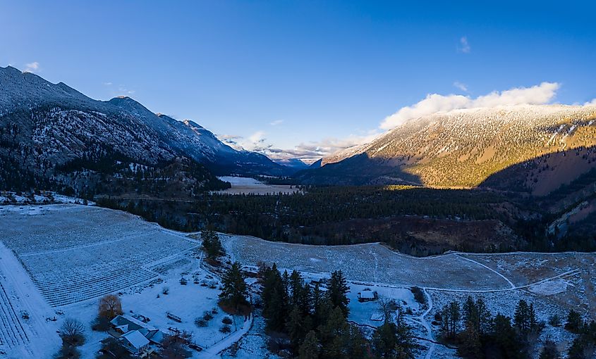 Vineyards in Lillooet, British Columbia