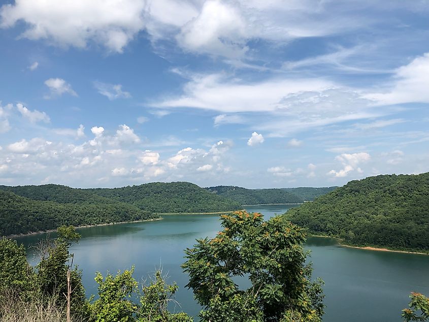 Beautiful center hill lake in Smithville, Tennessee