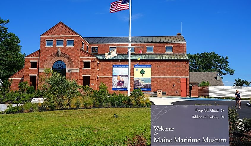 Exterior view of the Maine Maritime Museum