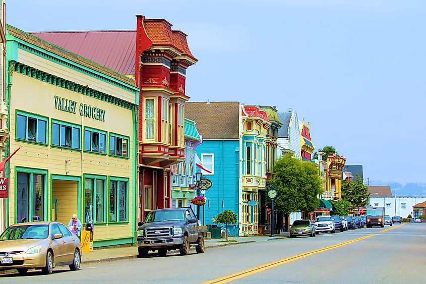 Main Street in Ferndale, California