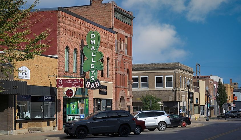 O'Malley's Irish Pub in historic downtown Yankton, South Dakota