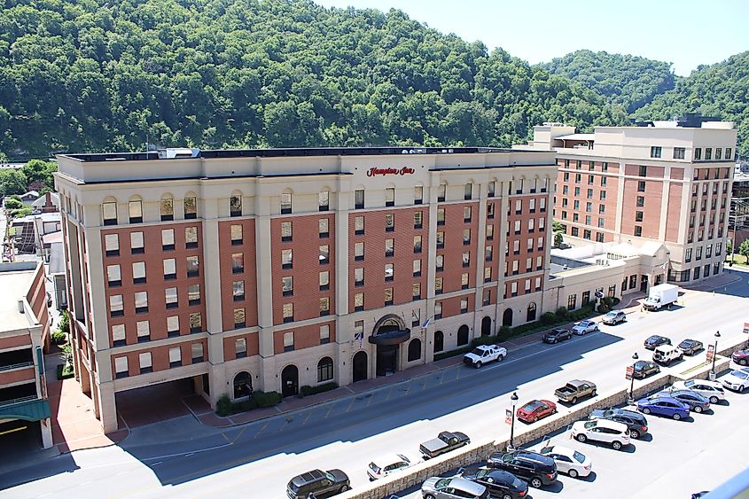 Downtown Pikeville Kentucky located around the University of Pikeville