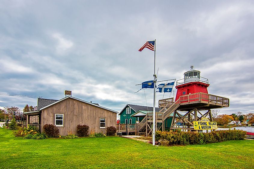 Rogers Street Fishing Village Museum in Two River, Wisconsin.