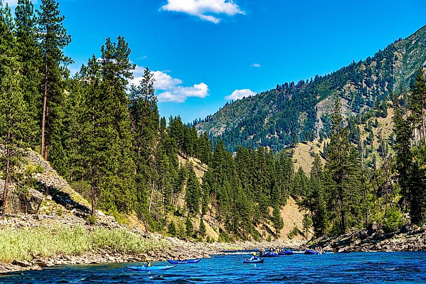 Frank Church River of no Return wilderness area in northern Idaho Editorial credit: Bob Pool / Shutterstock.com