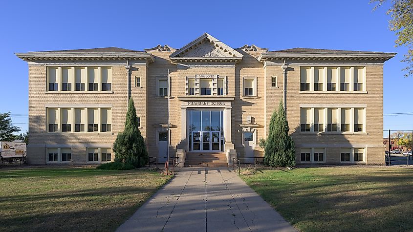 Franklin School in Jamestown, North Dakota.