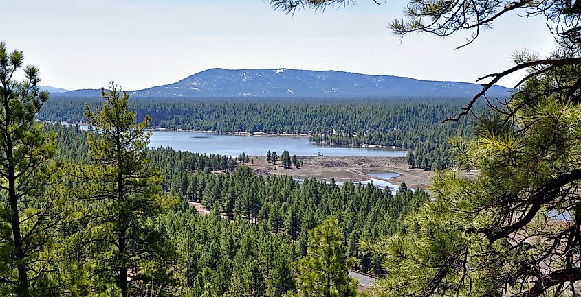 A wide view of Upper Lake Mary