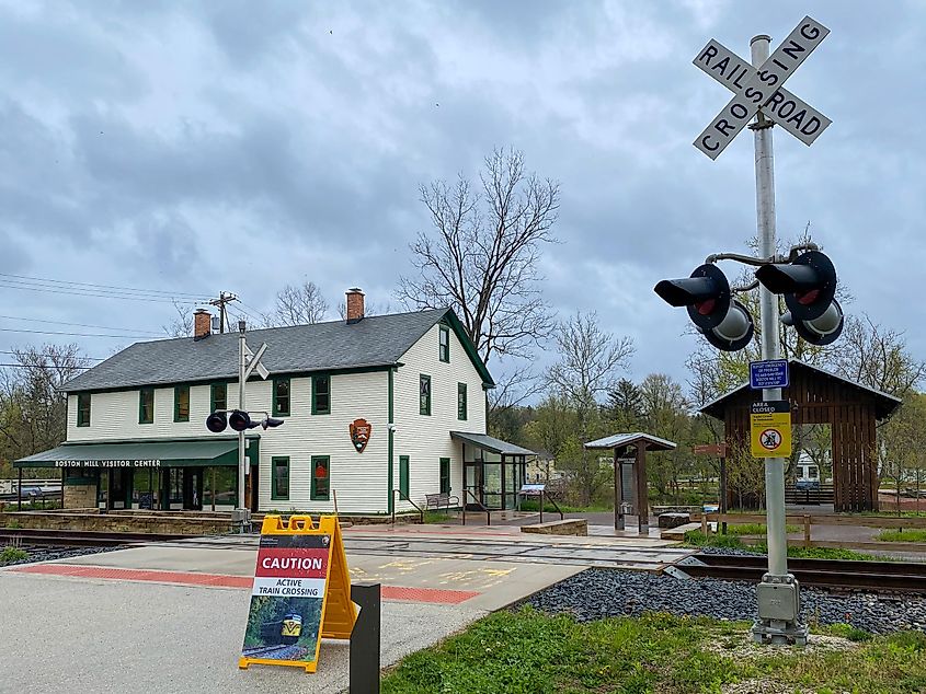 Boston Mill Visitor Center at Cuyahoga Valley National Park