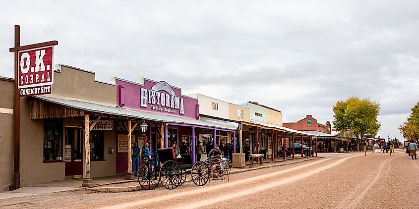 Downtown Tombstone, Arizona.