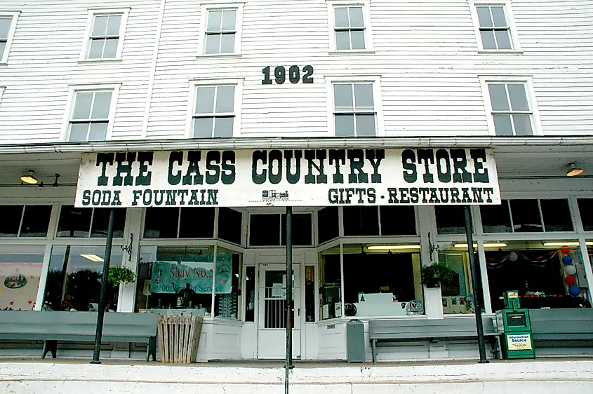 Old Country Store in Cass Scenic Railroad State Park.