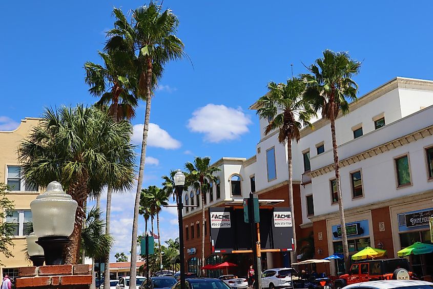 Safety Harbor Florida downtown on the west shore of Tampa Bay