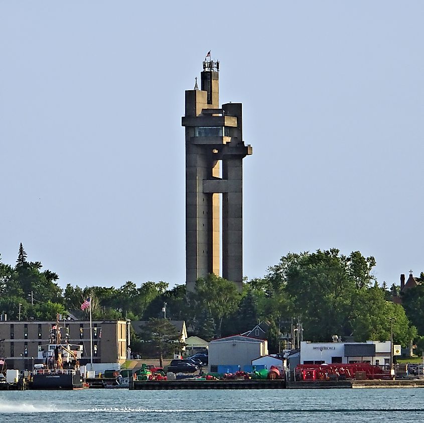 The Tower of History in Sault Ste. Marie, Michigan, United States