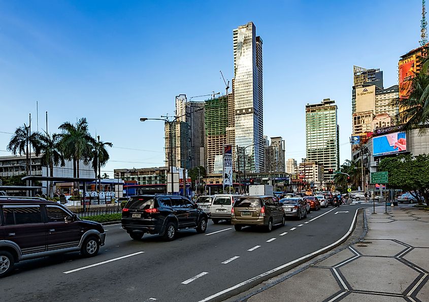 Trump tower in Makati, Manilas business district, Philippines