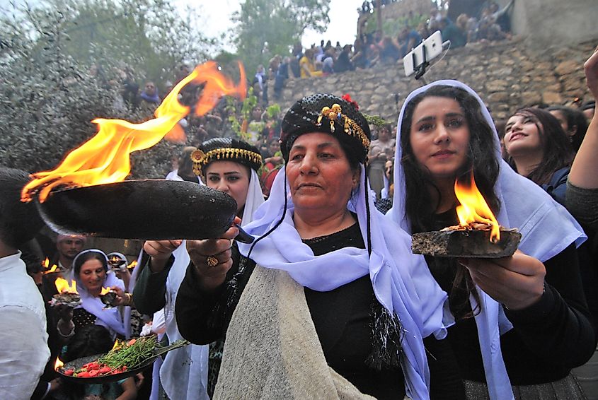 Yazidi priest celebrating  New year´s Eve. Image by Lena Ha via Shutterstock.com