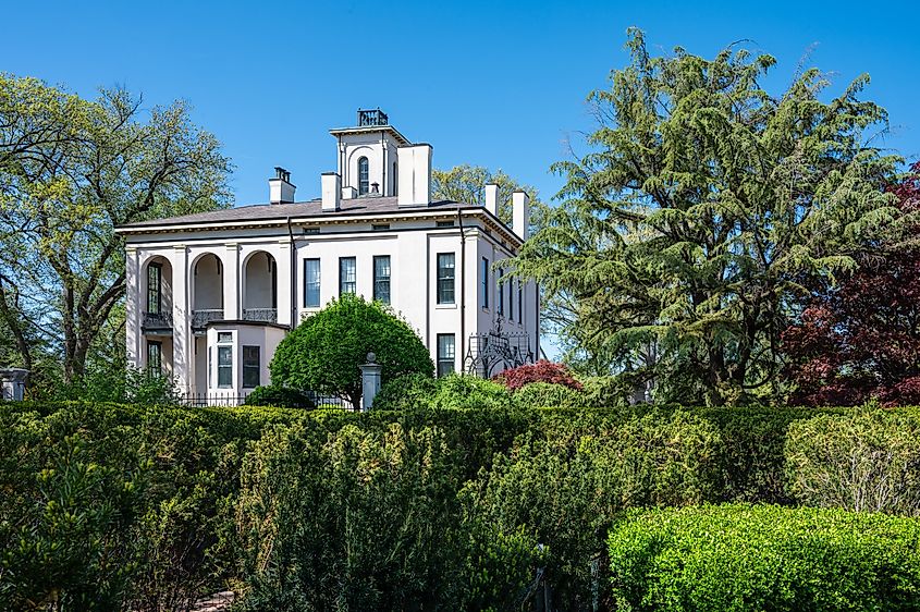 Tower Grove House in Missouri Botanical Garden in St. Louis.