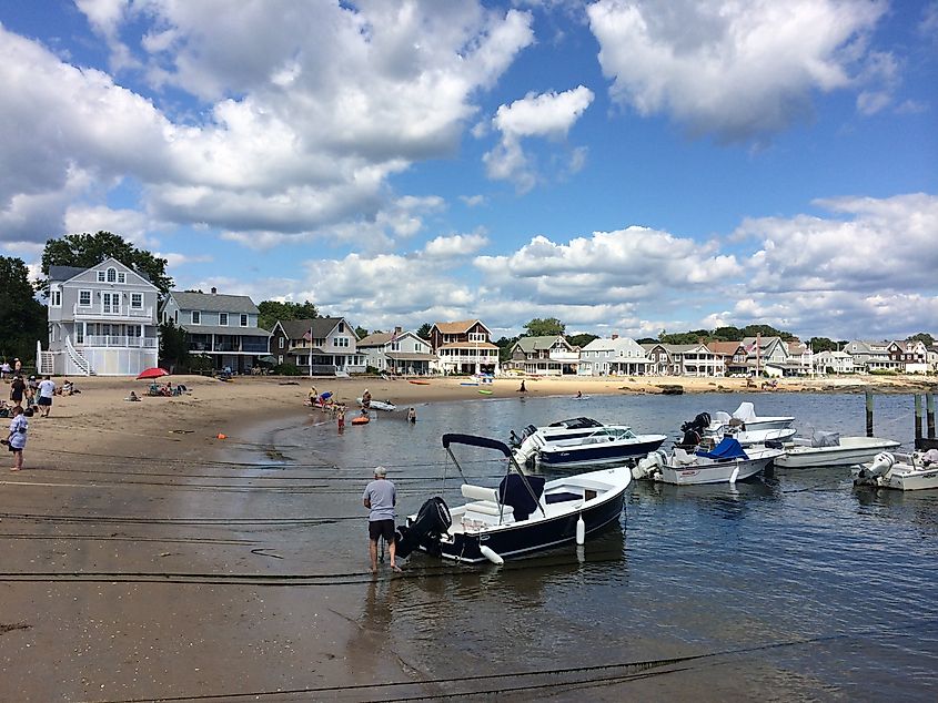 The charming seaside town of Madison, Connecticut
