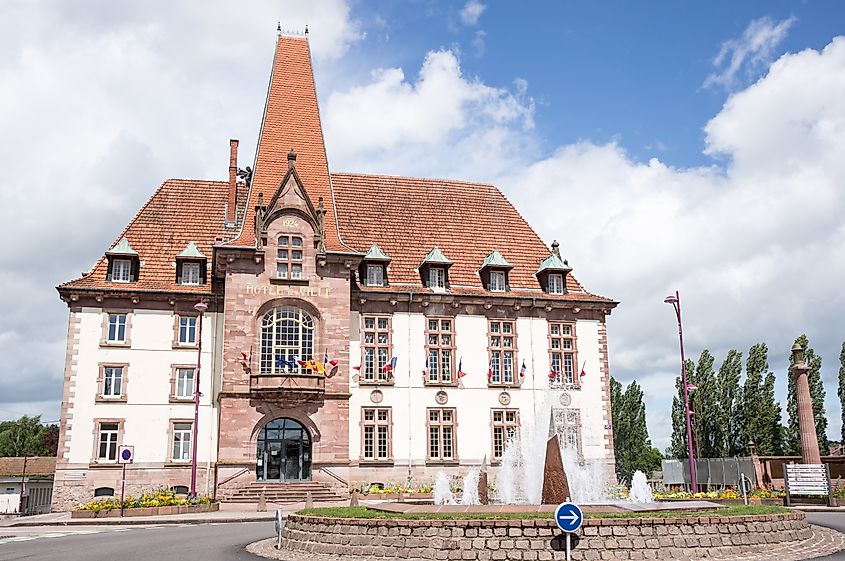 The townhouse of Baccarat, Lorraine, France.