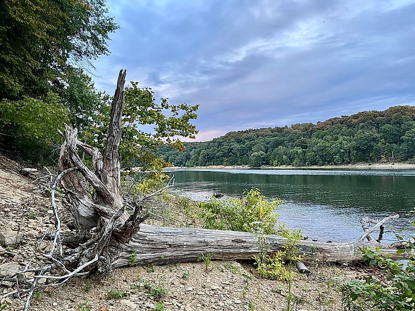 Lake Monroe, Indiana.