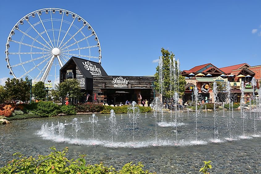 The Fountain Show at The Island in Pigeon Forge, Tennessee