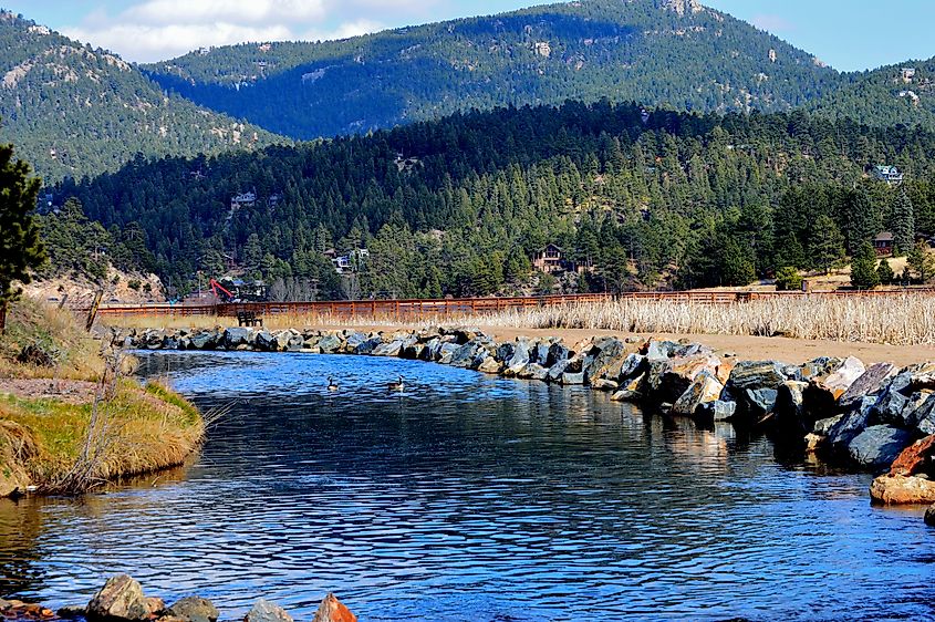 Evergreen Lake, Colorado.