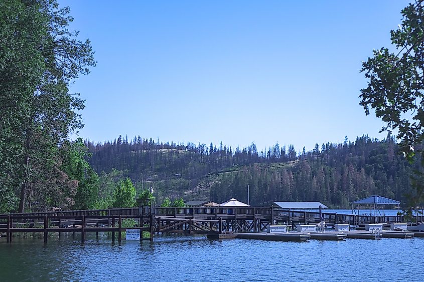 Bass Lake in Oakhurst, California.