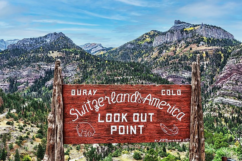 Ouray is nicknamed the "Switzerland of America."