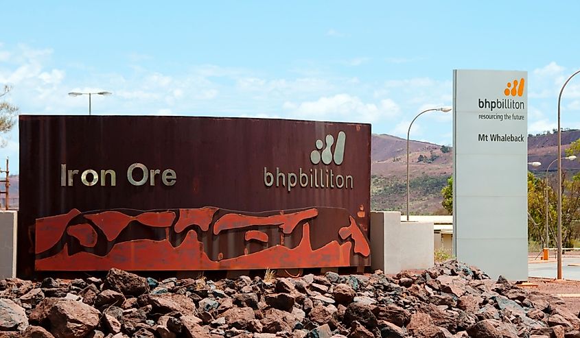 Sign in Mt Newman for BHP mine