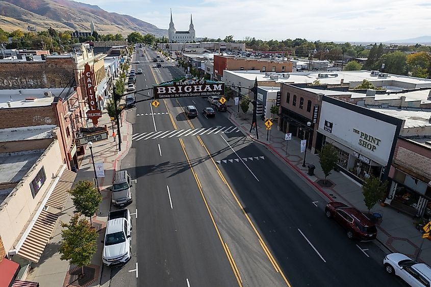 Brigham City, Utah. Editorial credit: Charles E Uibel / Shutterstock.com