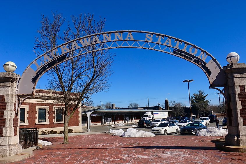 Lackawanna Station shopping plaza in Montclair, New Jersey